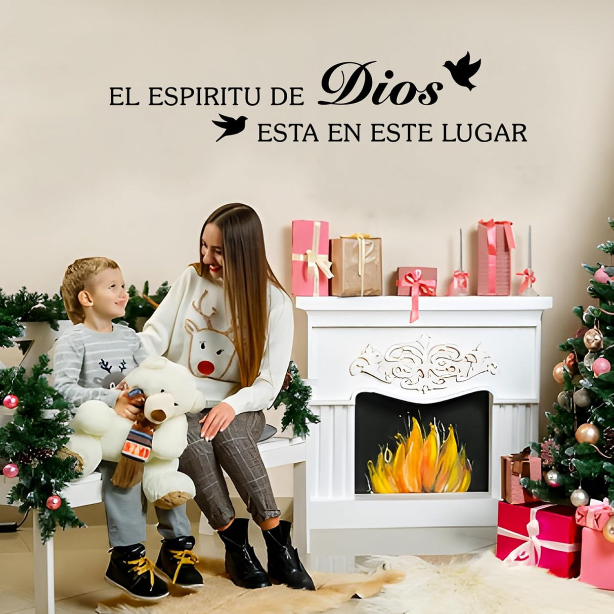 Vinilos Decorativos de Versículos Bíblicos, Inspiración Cristiana