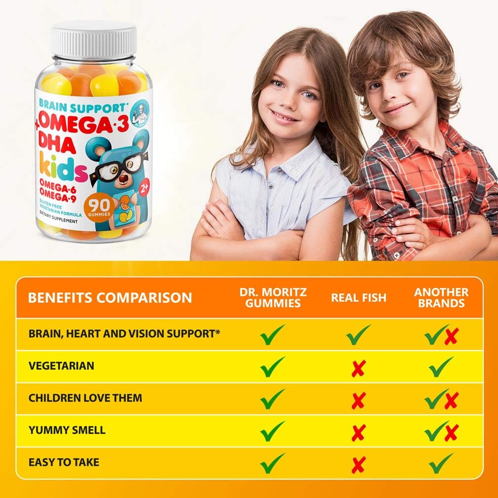 Gomitas Veganas Omega 3 Dr. Moritz Niños 90u