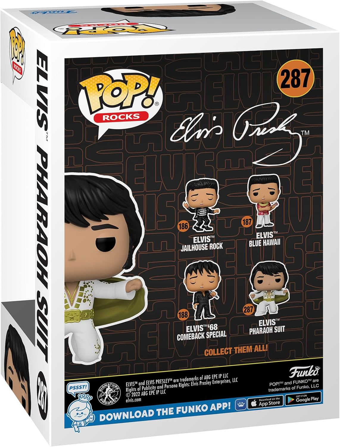 Funko Pop! Elvis Presley - Traje de Faraón, Referencia 12345