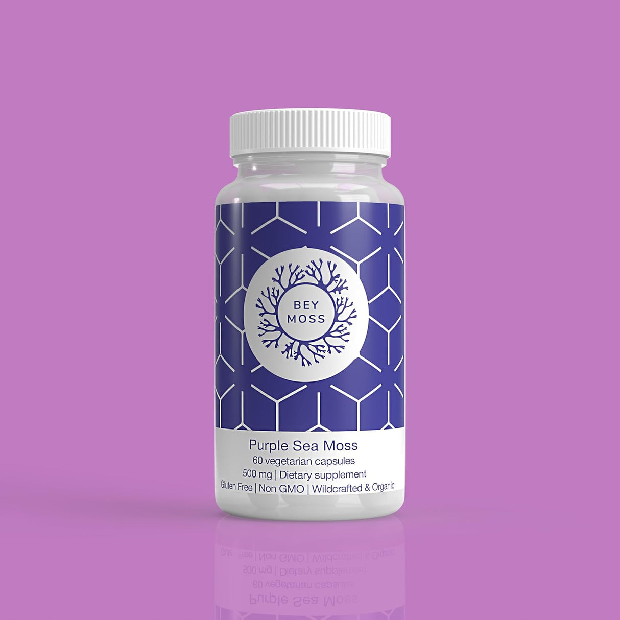 Cápsulas de Musgo Marino Orgánico - Suplemento Natural - 60 Uds