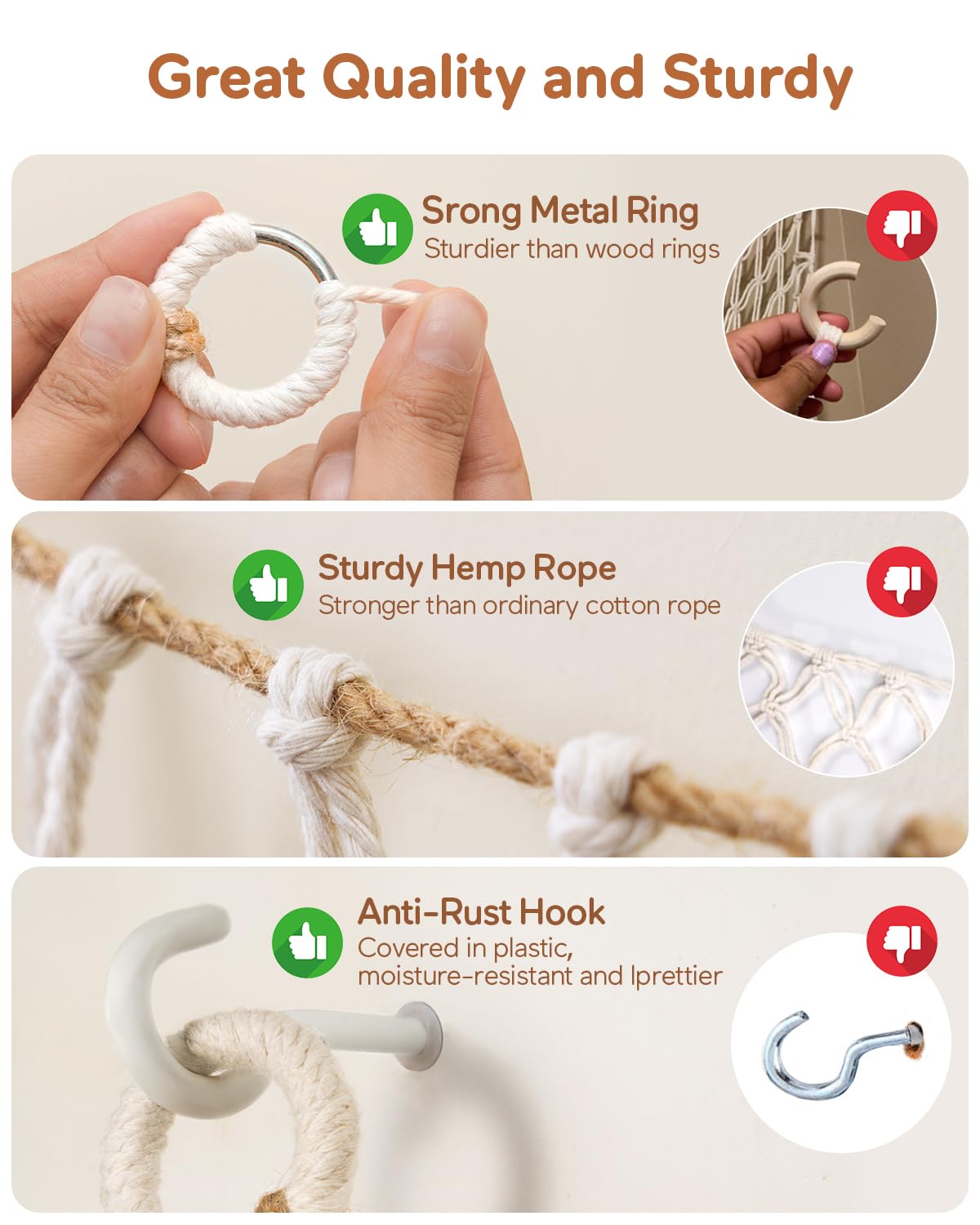 Hamaca de Peluches con Luces - Almacenaje Boho para Niños