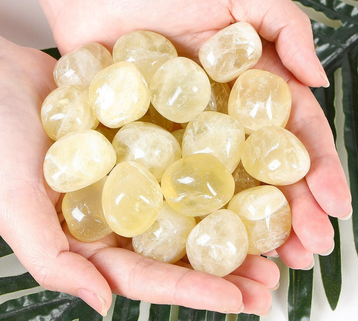 Cristales de Citrino Irregulares Pulidos para Principiantes