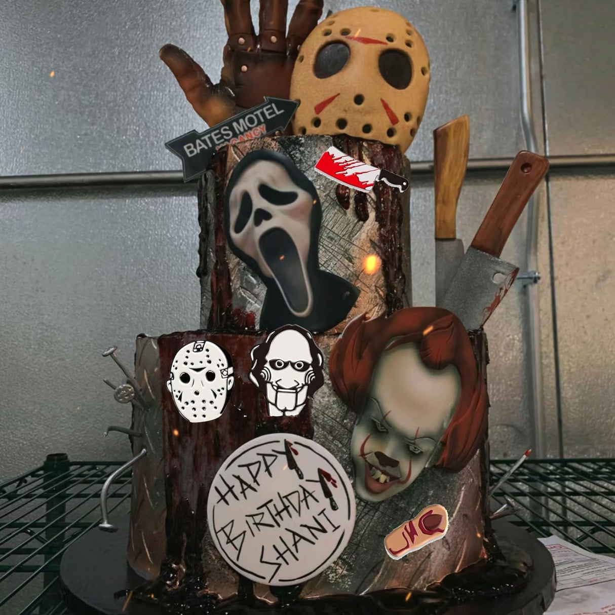 Moldes de Fondant de Personajes de Terror - Silicona para Repostería
