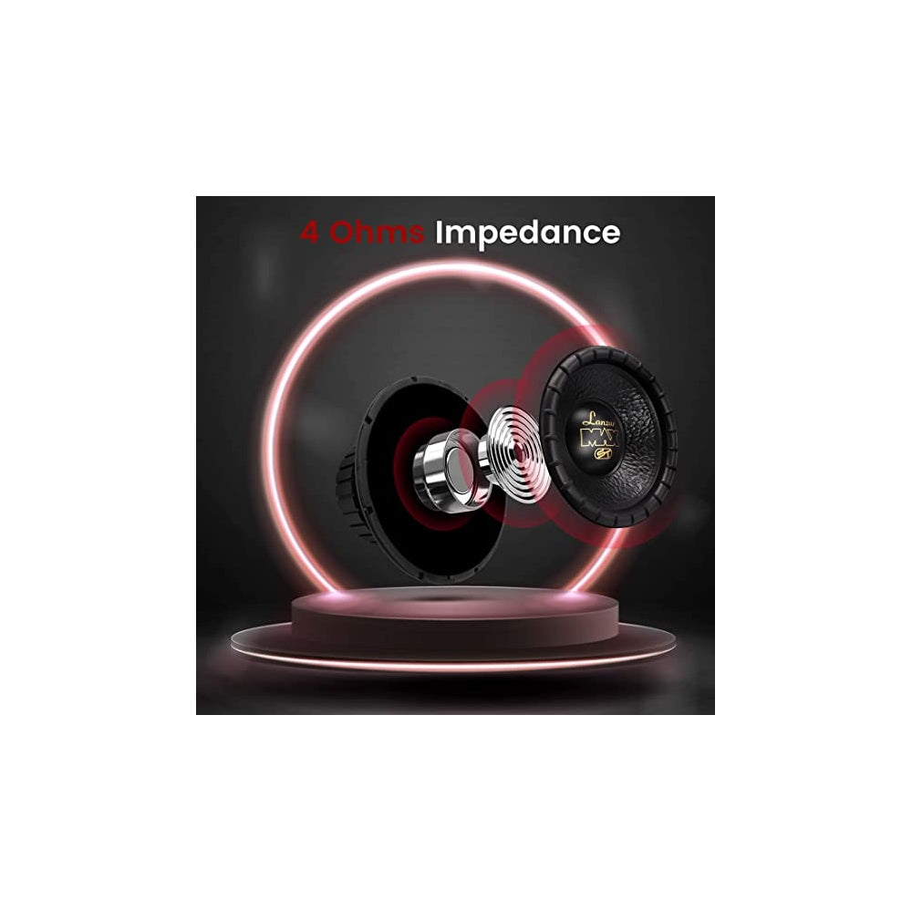 Parlante para vehículo 1000 W  negro LANZAR MAX12