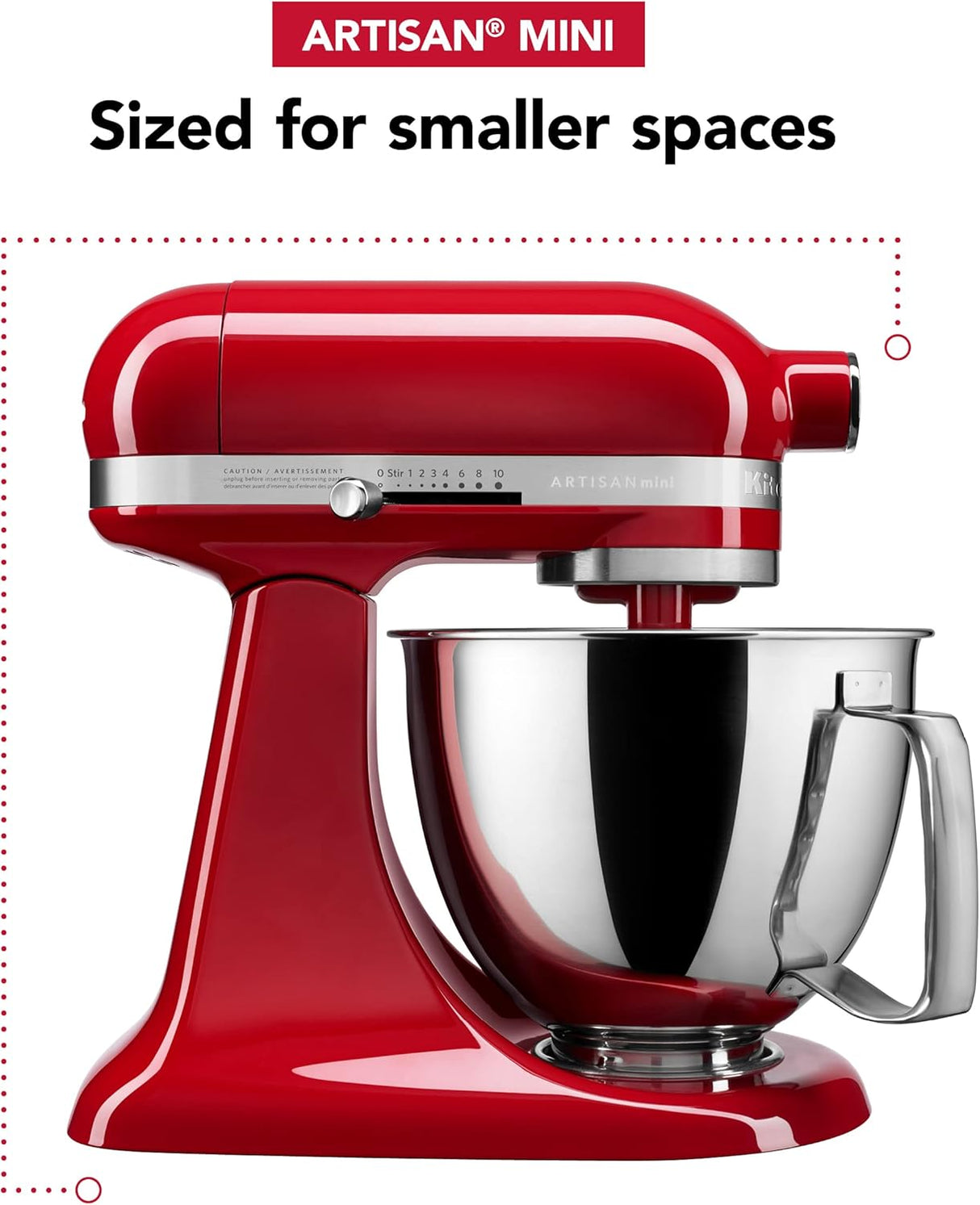 Batidora de pie KitchenAid Artisan Mini 3.5 Qt - KSM3316X