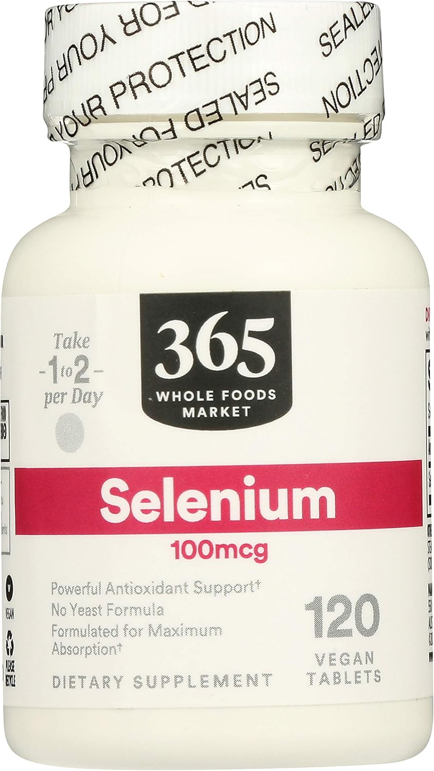 Suplementos Alimenticios de minerales selenio 120 unidades