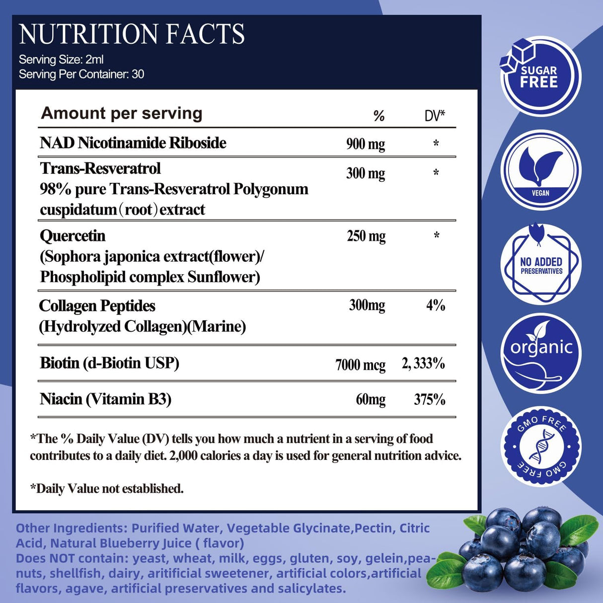 Suplemento de NAD, NR900, Antienvejecimiento, Energía y Enfoque.