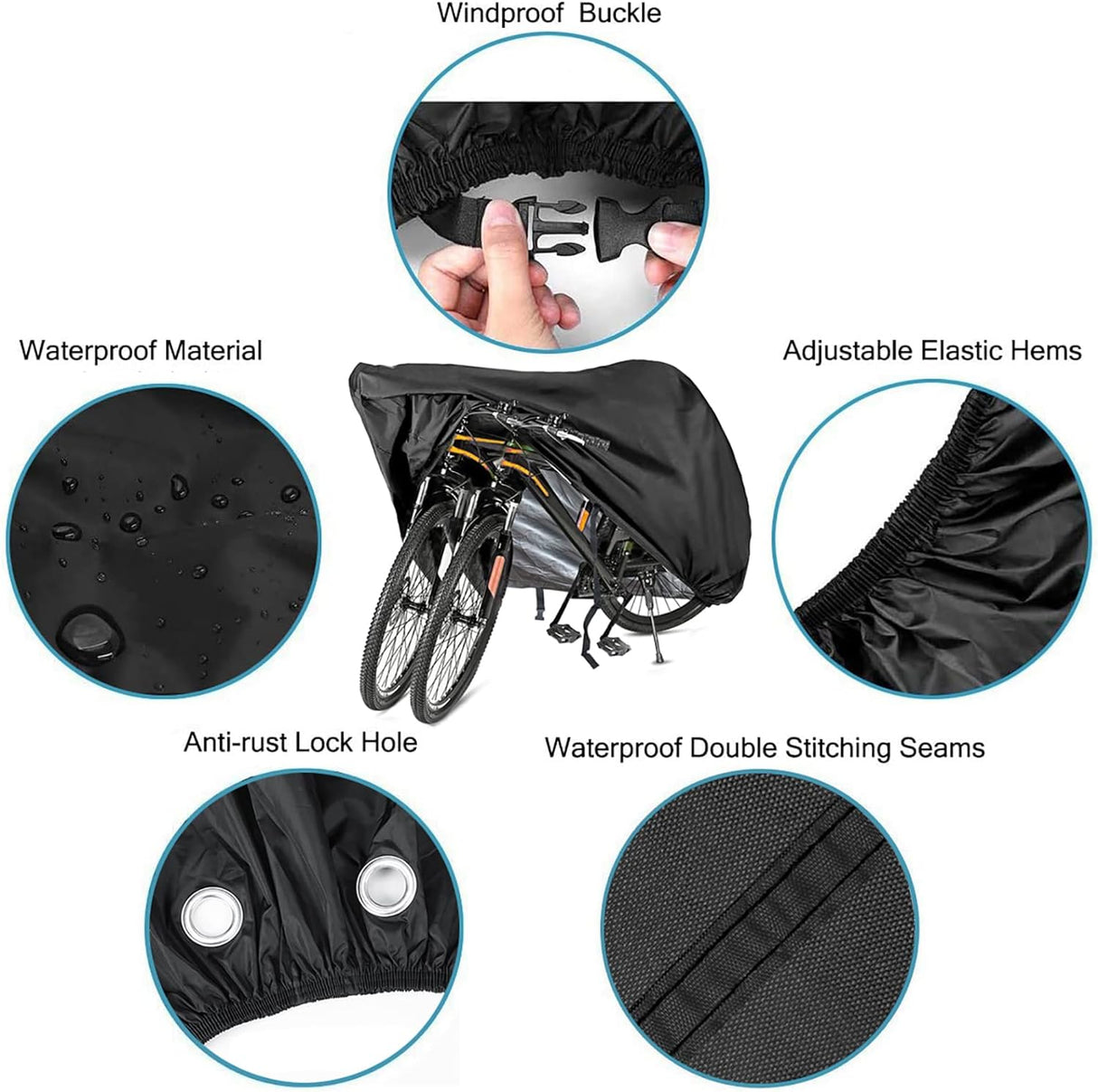 Funda Impermeable para Bicicletas - Material Resistente 420D