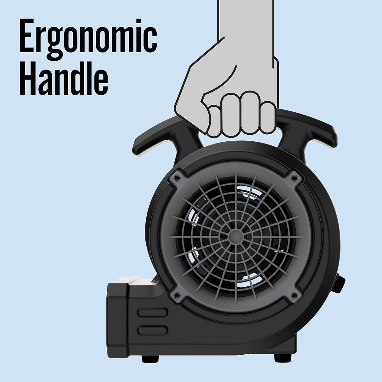 Ventilador Lasko BlueDri 1/8 HP para Secado de Pisos, BD-VP-15