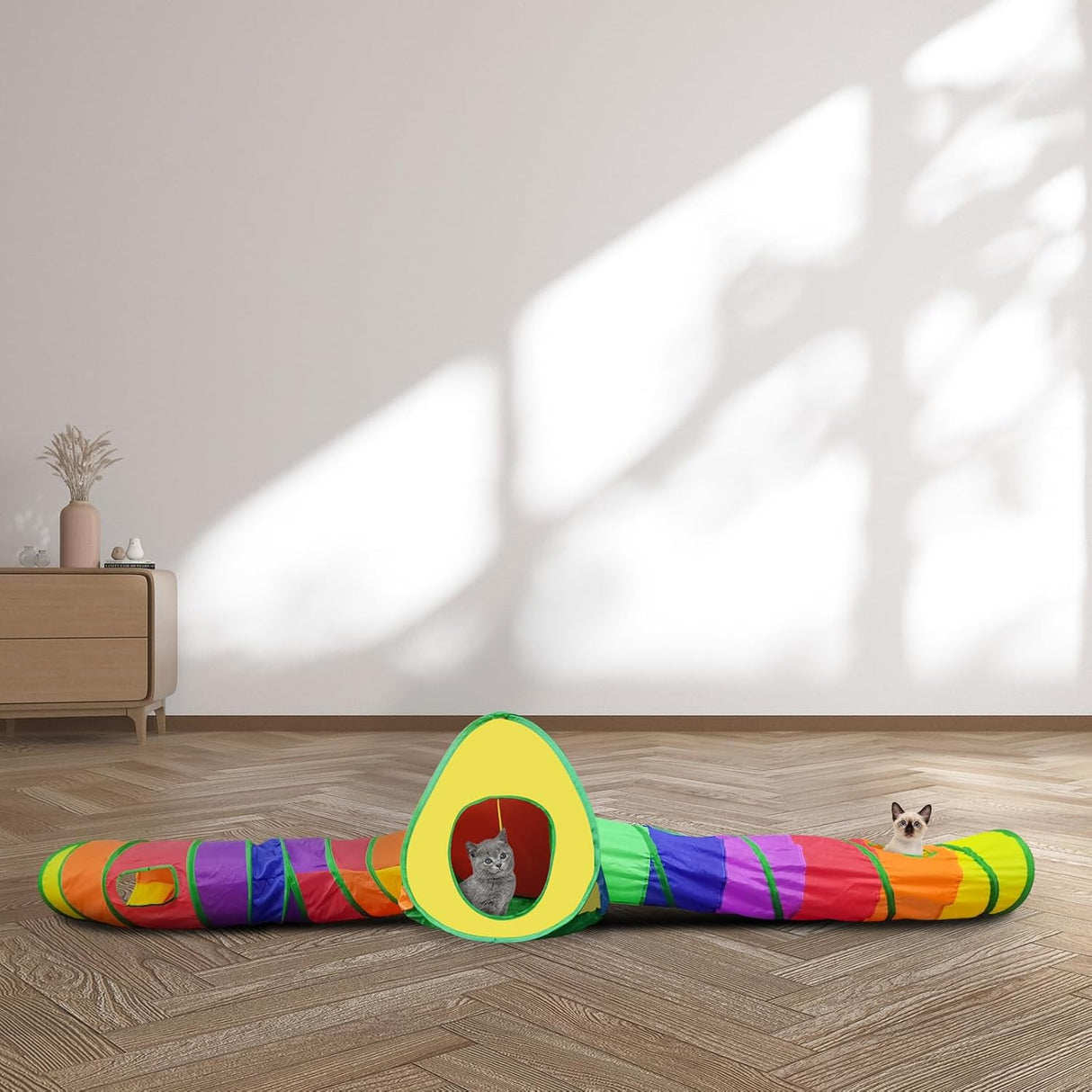 Tienda para Gatos Andiker, con 3 agujeros, Modelo S