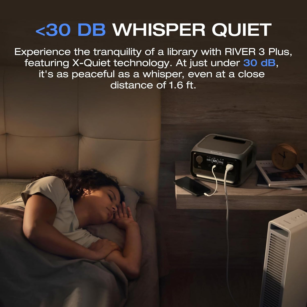 Estación de energía RIVER 3 Plus, EF ECOFLOW, 286 Wh, 1200 W