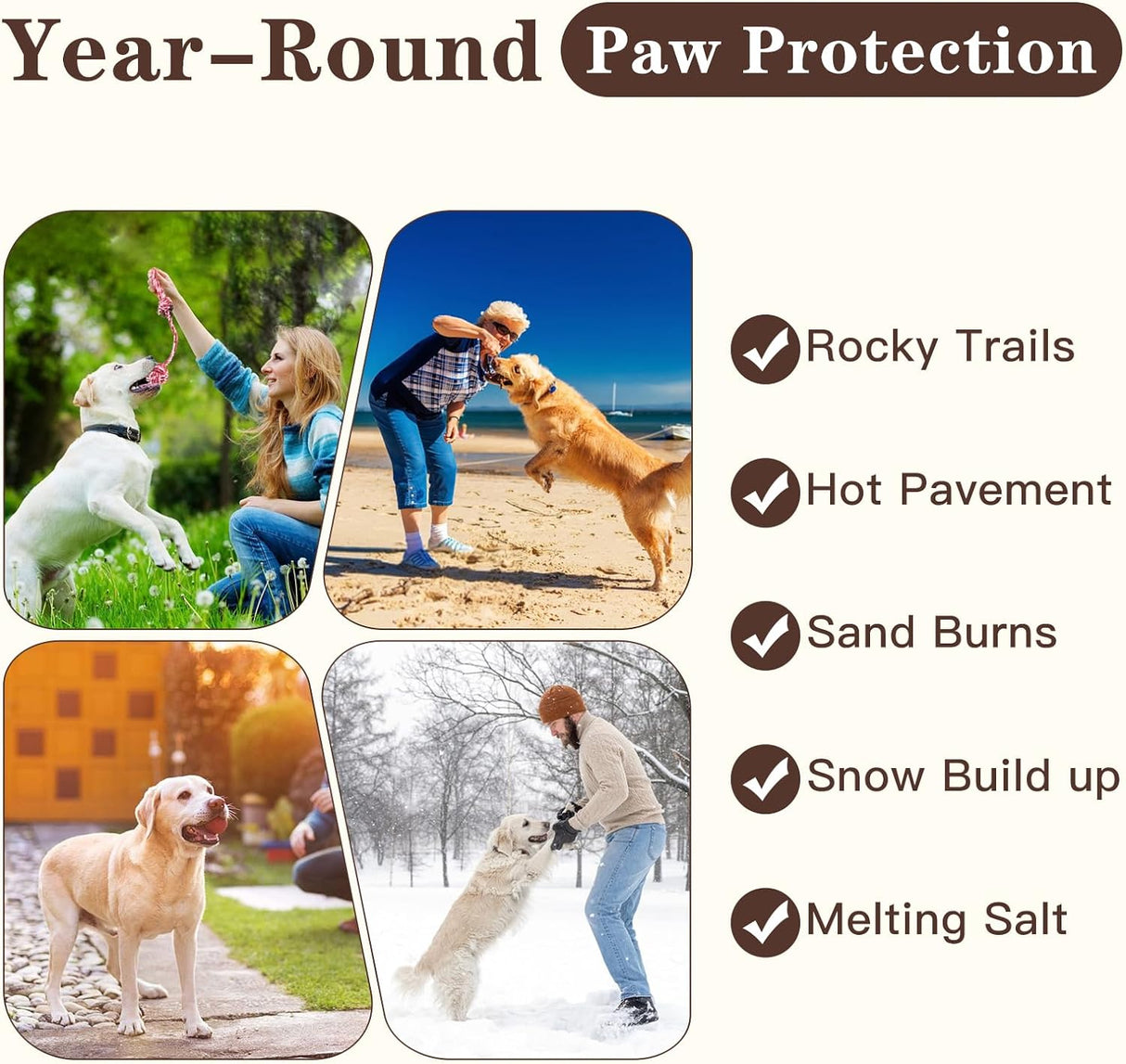 Bálsamo en barra para patas de perro de gato, protector natural seguro para lamidos, chupete e hidratante para patas, nariz y codos agrietadas, secas y dañadas, chupete de hocico para perros