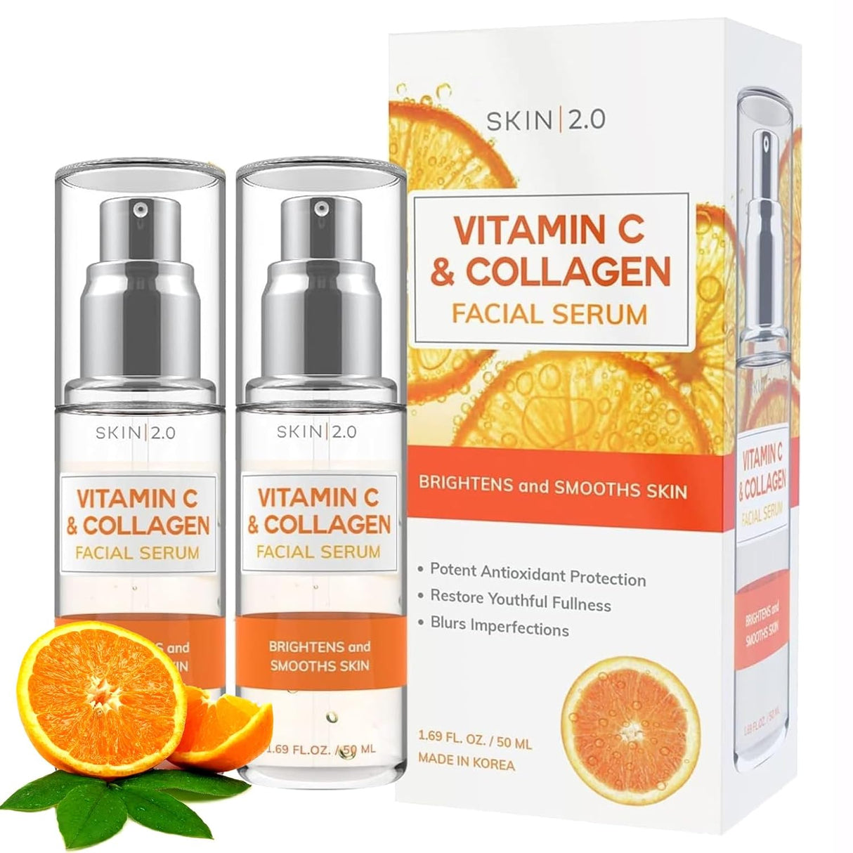 Sérum Vitamina C con Colágeno - Anti Edad y Anti Manchas