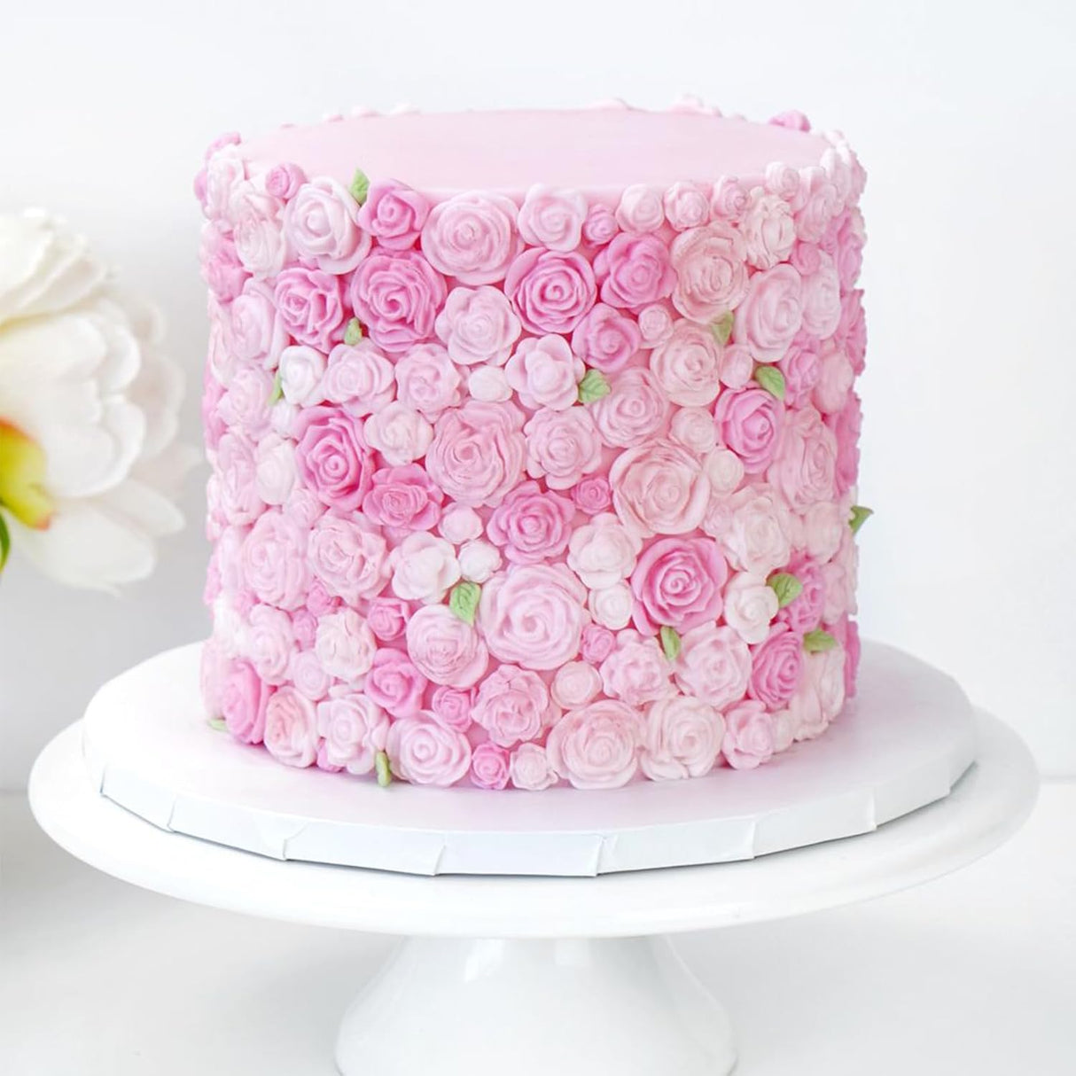 Molde de silicona de flores y hojas para fondant y caramelos