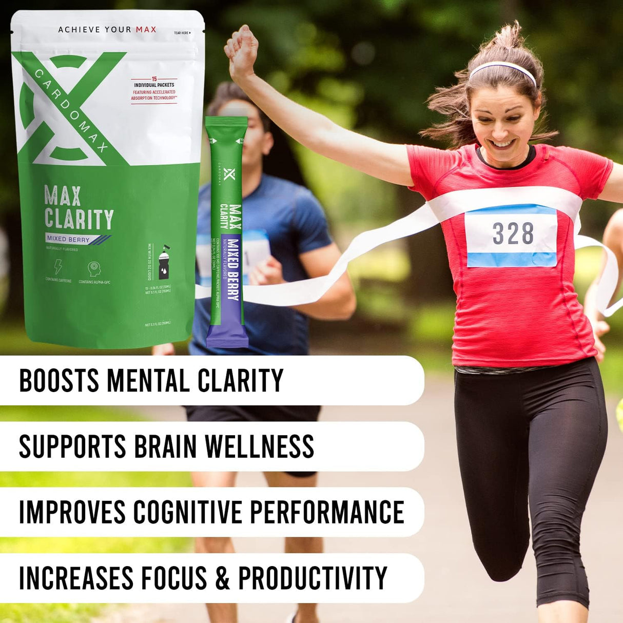 Suplemento Nootrópico Líquido para Memoria y Enfoque 15 Sticks