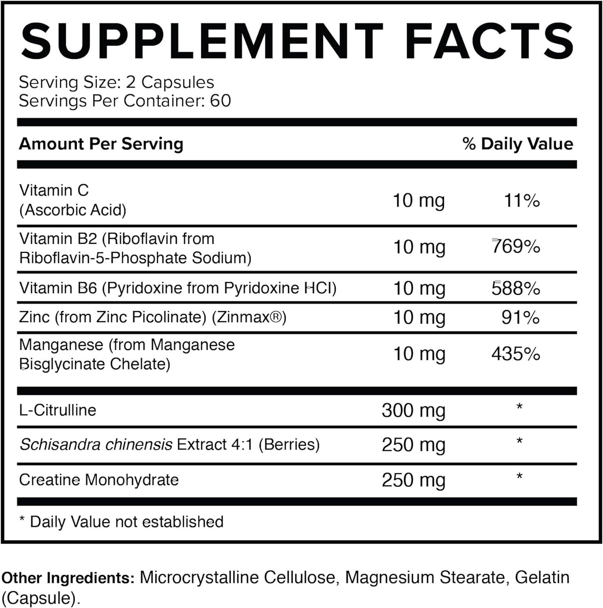 Suplemento de óxido nítrico Cápsulas de refuerzo nítrico ara
