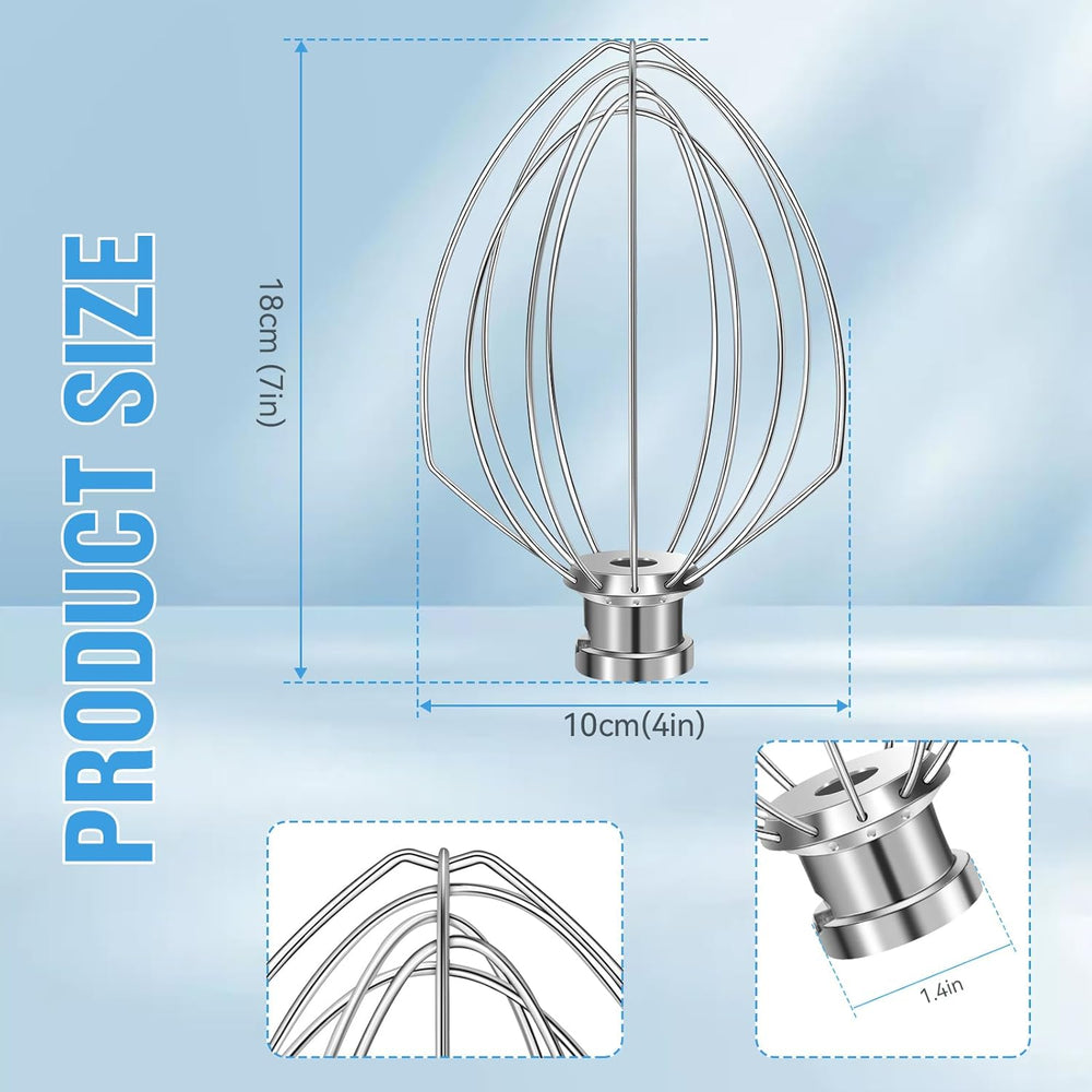 Batidor de alambre KN256, KitchenAid, 6 cuartos, modelo KV25
