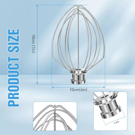 Batidor de alambre KN256, KitchenAid, 6 cuartos, modelo KV25