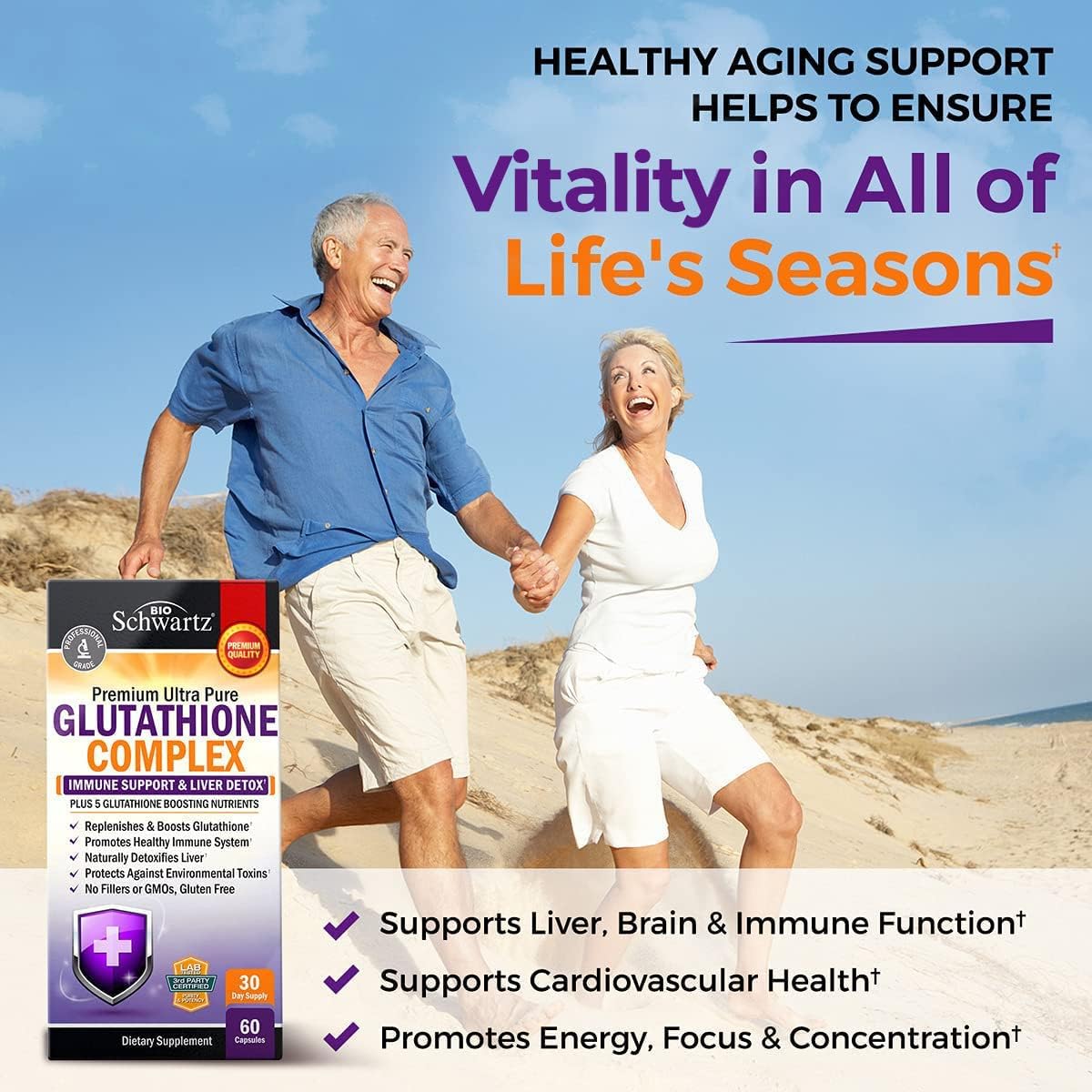 Suplemento de Glutatión y Quercetina para la Salud Hepática