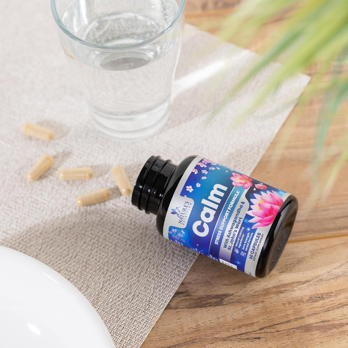 Suplemento Natur Nutrition con magnesio apoyo para la calma