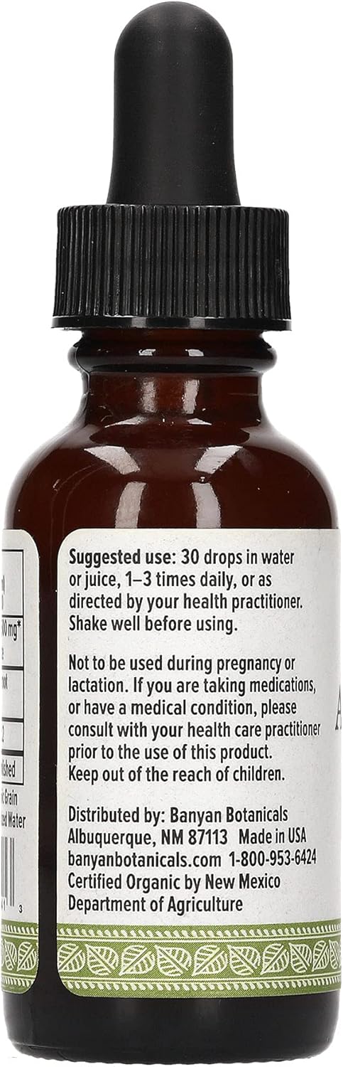 Extracto Orgánico de Ashwagandha, Banyan Botanicals, 1 fl oz