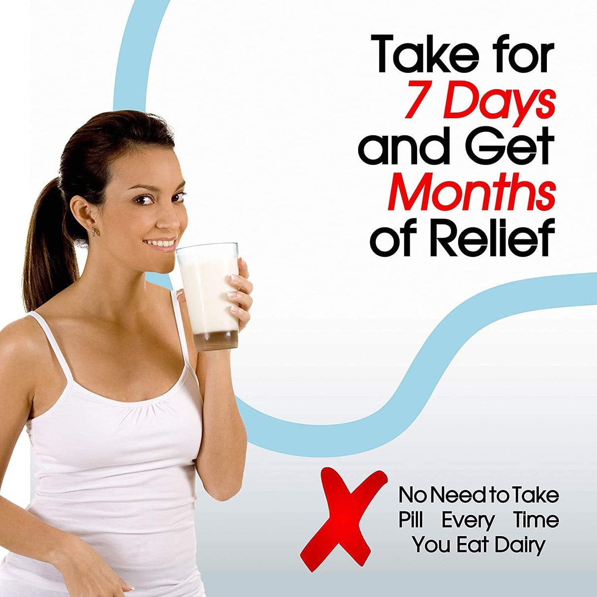 Suplemento Probiótico para la intolerancia a la lactosa 21 u