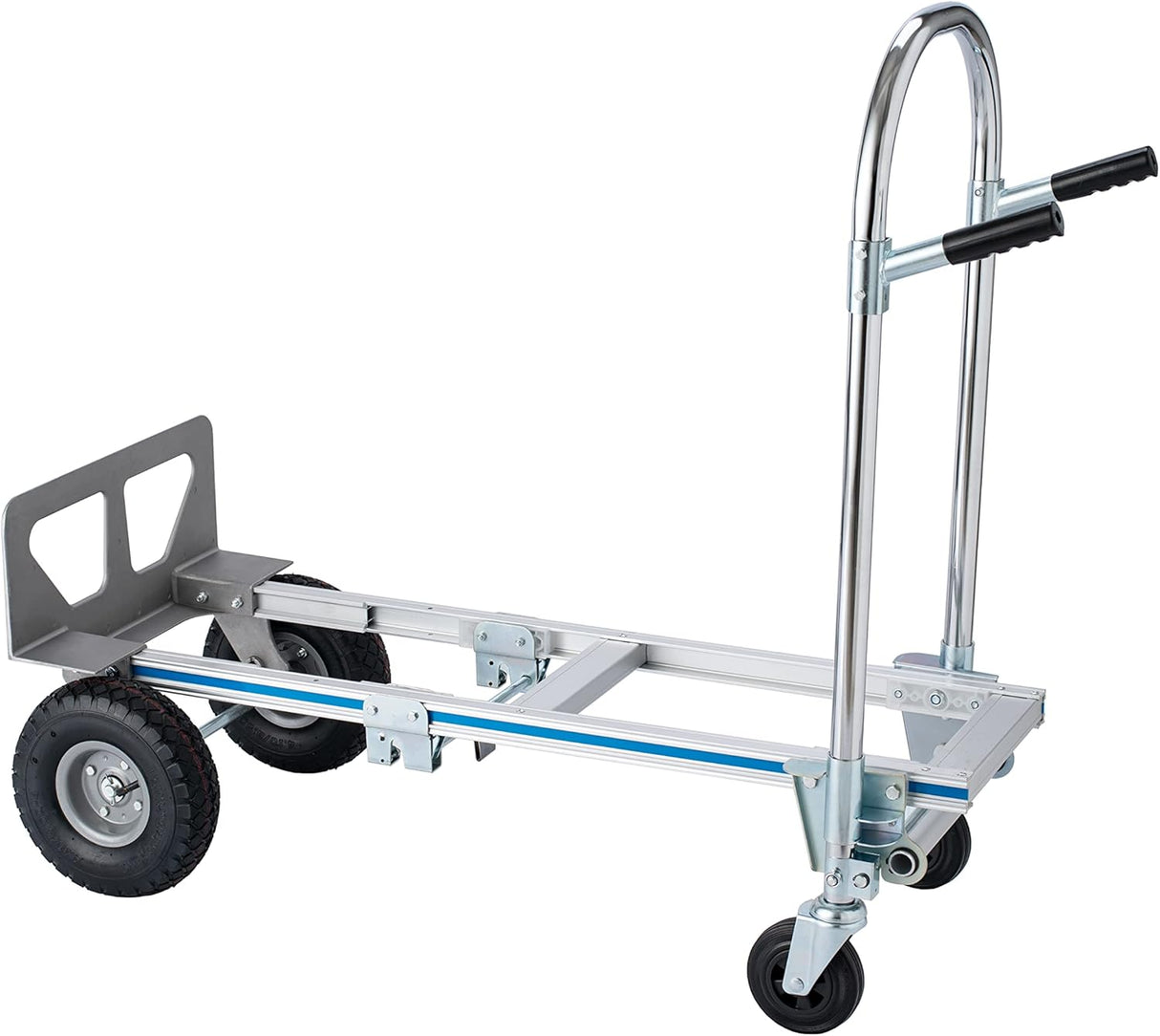 Carretilla de Aluminio 2 en 1 770lbs Capacidad Utility Cart