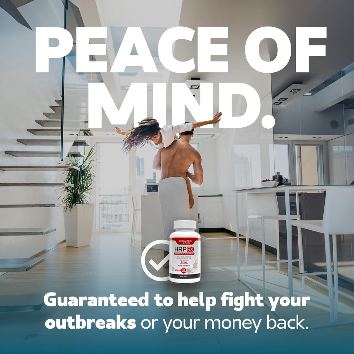 Suplemento de L- Lisina Avanzado - Super Lysine 975 mg - 120 ct