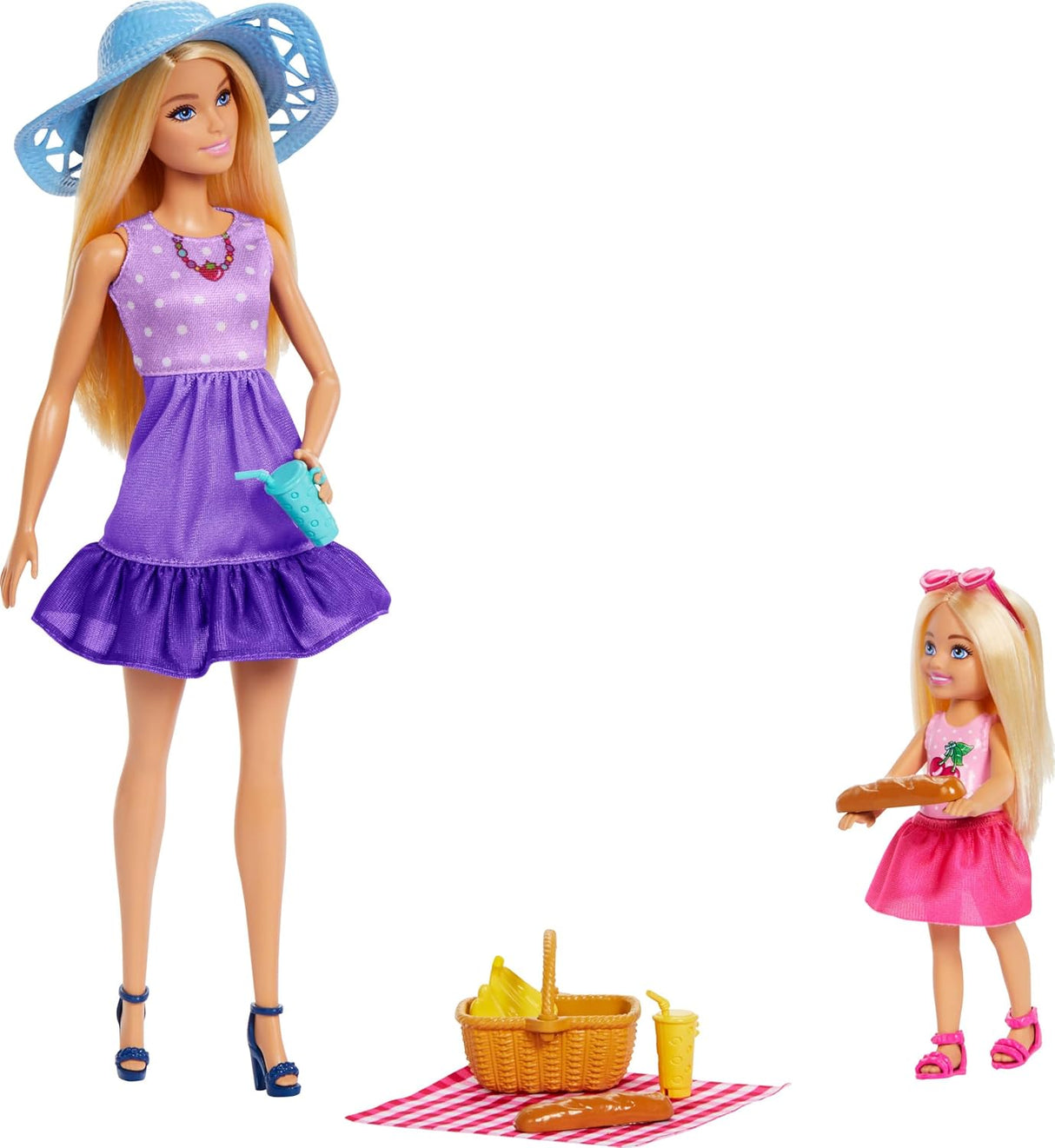 Barbie Familia y Amigos Set de Juego Picnic con Muñecas y Accesorios