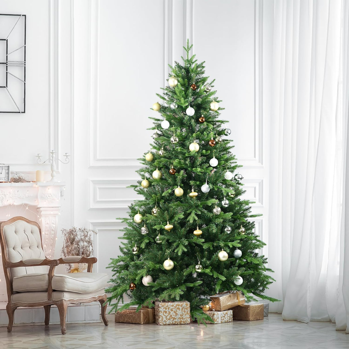 Árbol de Navidad Artificial 4FT, 668 Puntas, Premium Spruce