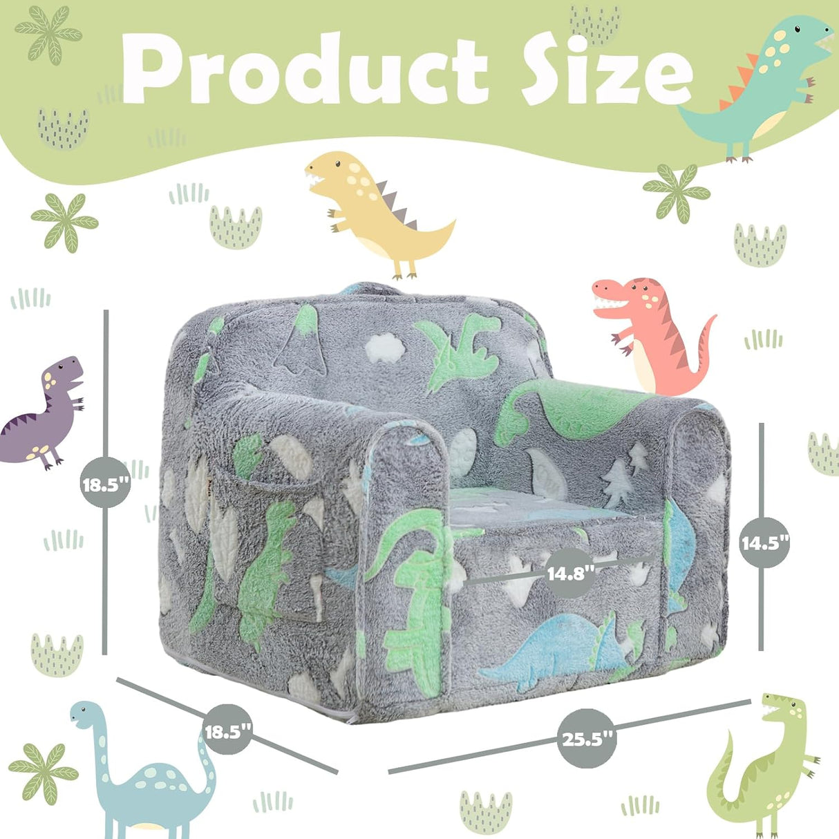 sillón para niños pequeños, sofá para bebés y niños.Kisdsa