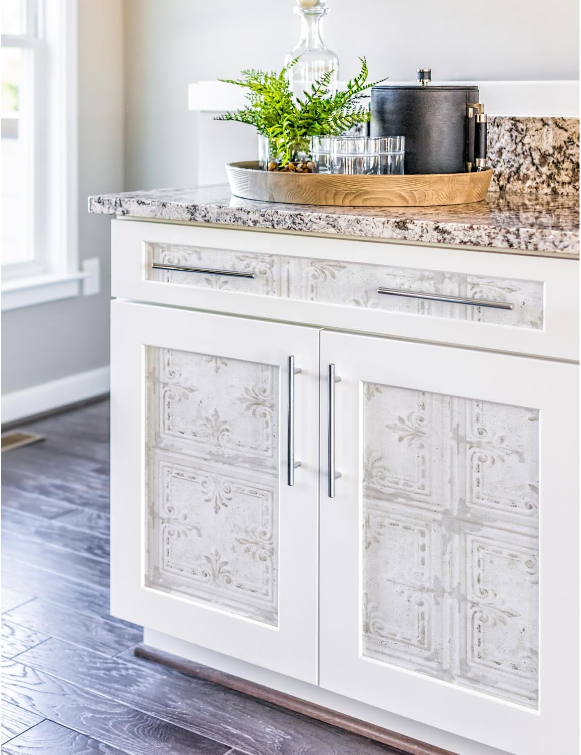 Papel Tapiz Peel and Stick RoomMates RMK11209WP Estilo Metalico