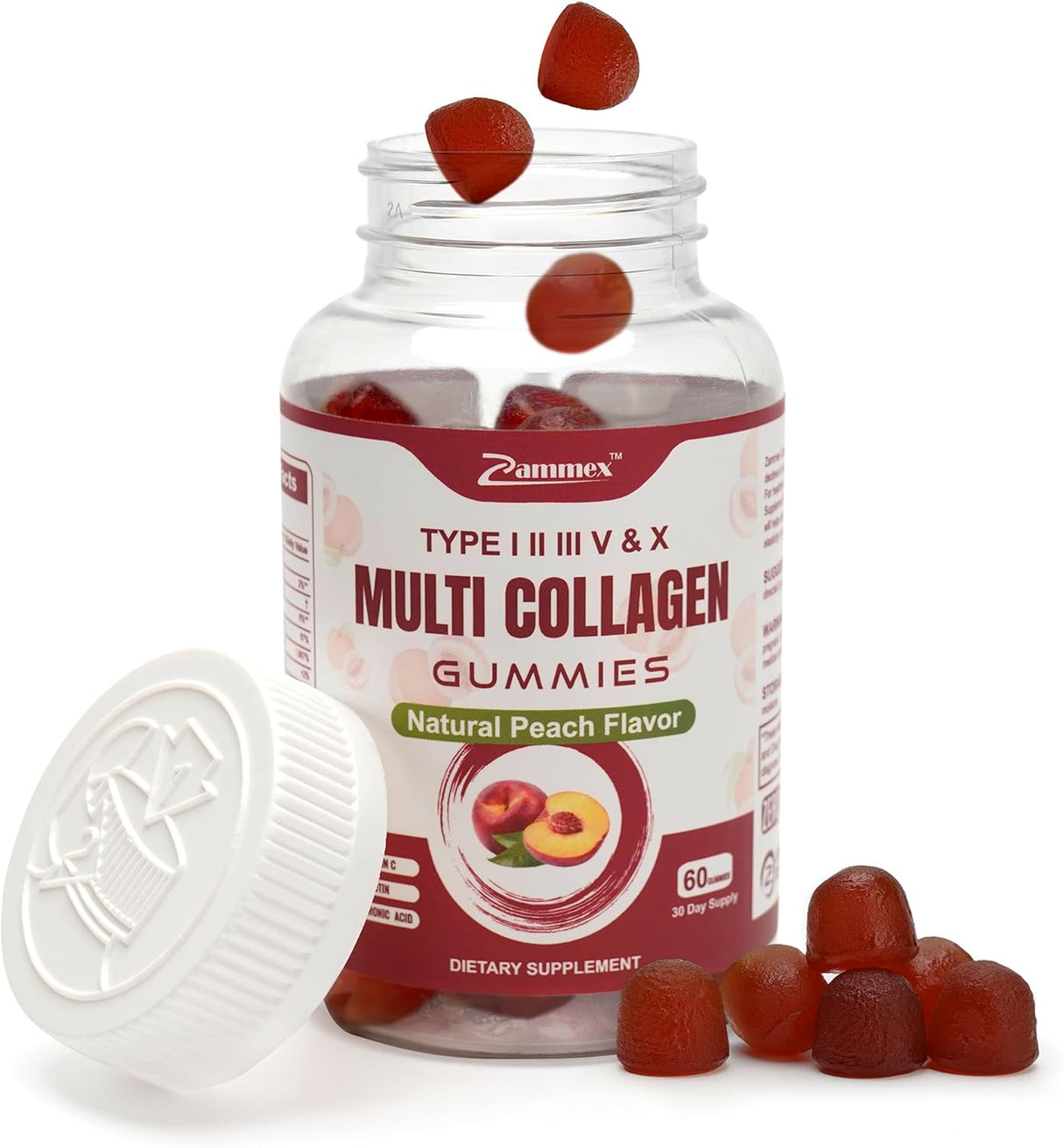 Suplementos de péptidos de colágeno múltiple Zammex