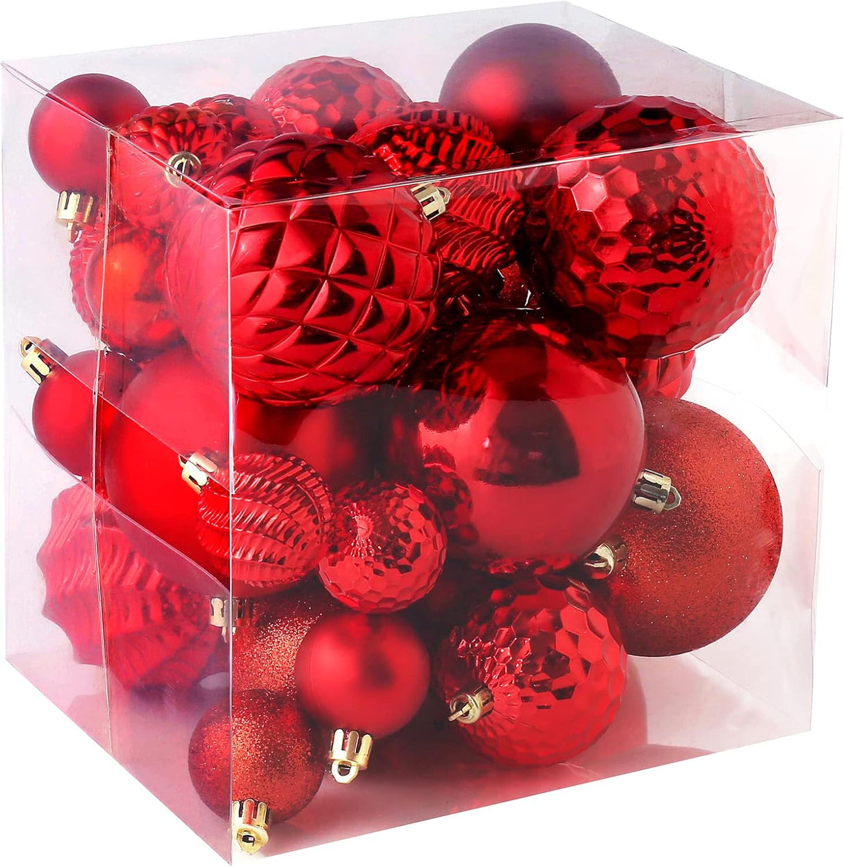 Adornos Navideños Shatterproof 36pcs, Decoración Árbol, Modelo.