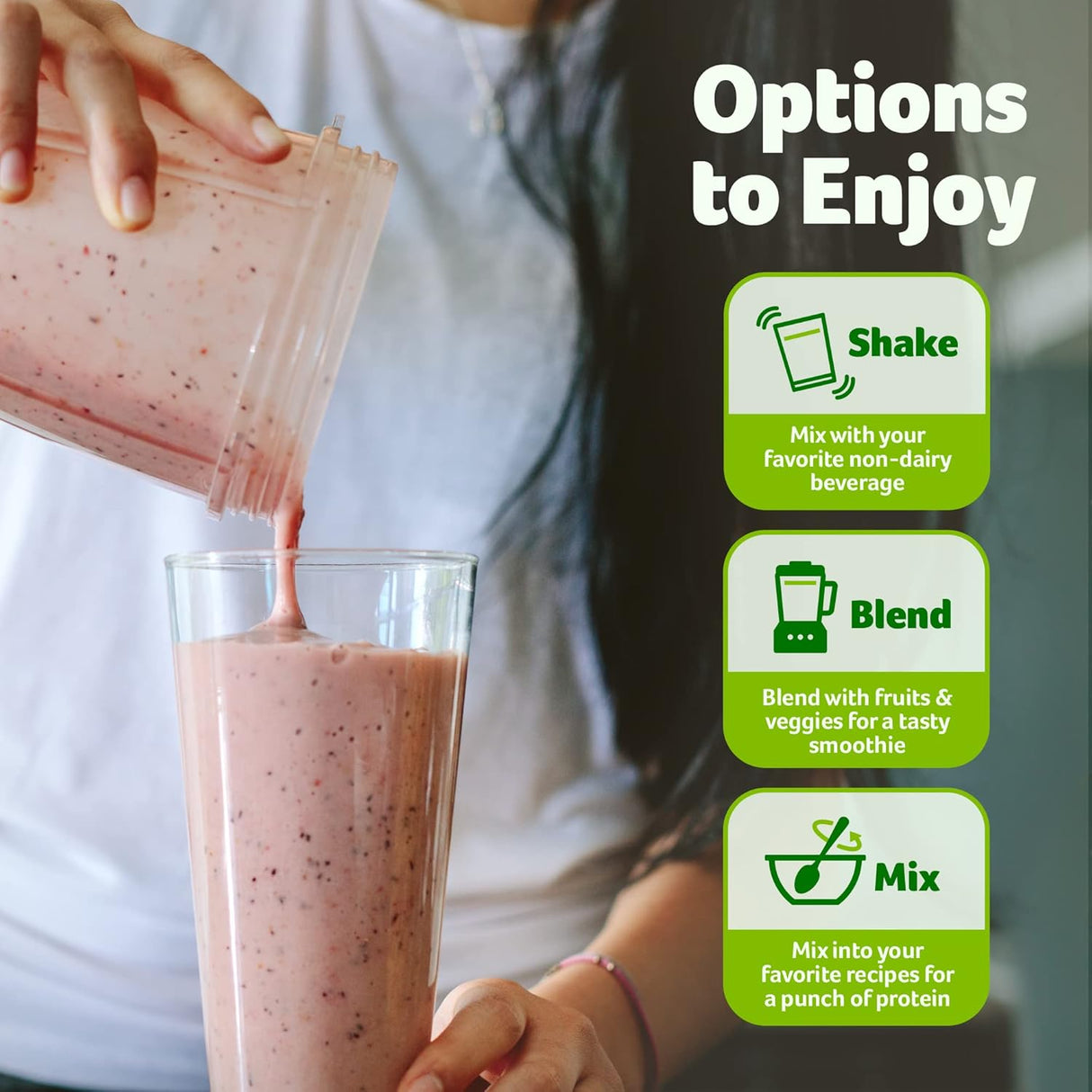 Suplementos Alimenticios Batido de proteína orgánica