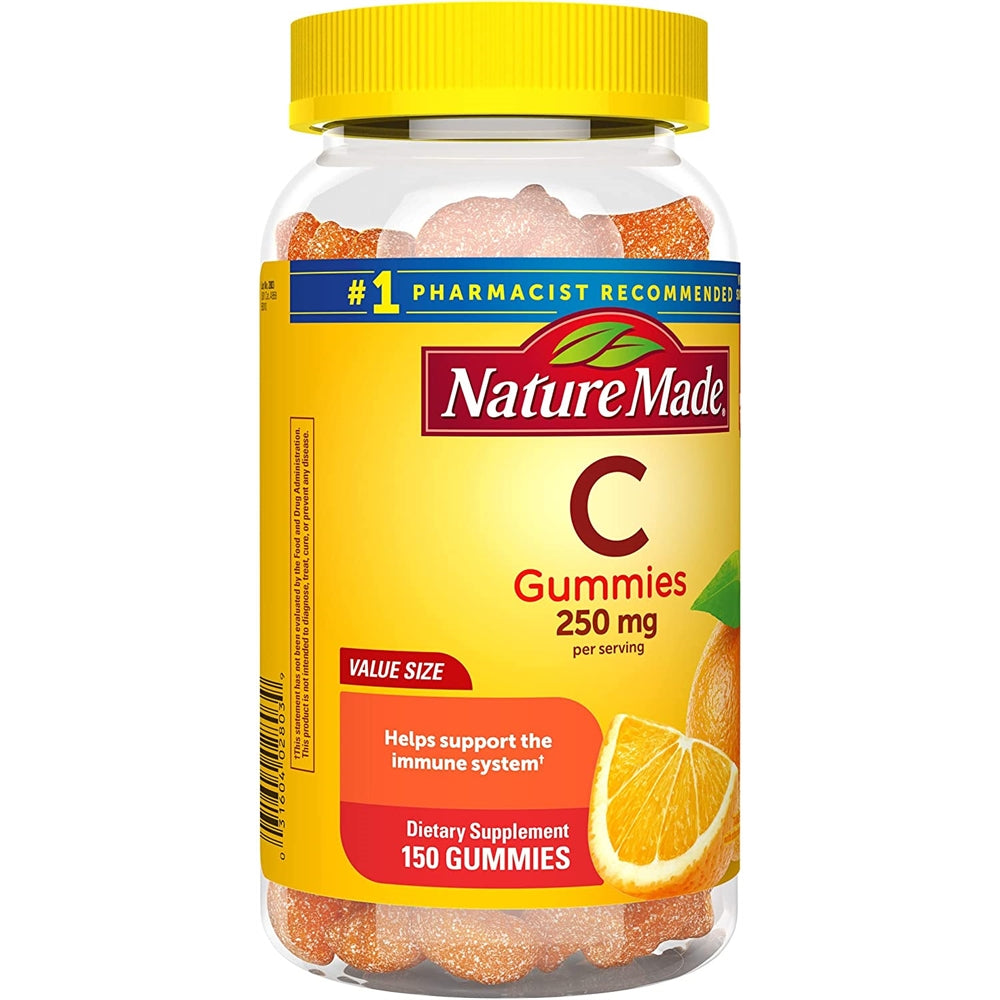 Suplemento Vitamina C Gomitas para adultos 250 mg 150 und