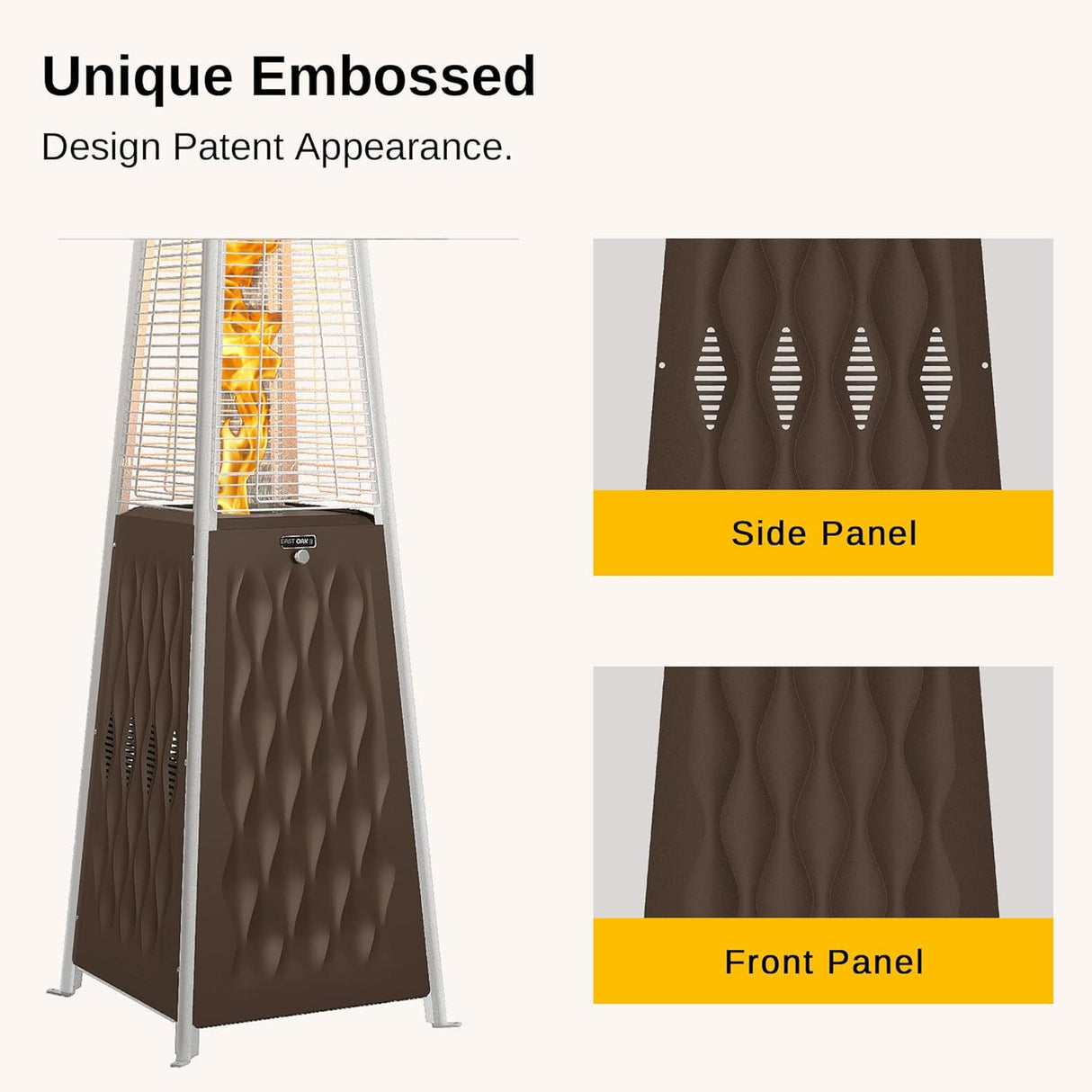Calentador de patio al aire libre tubo cuarzo EAST OAK