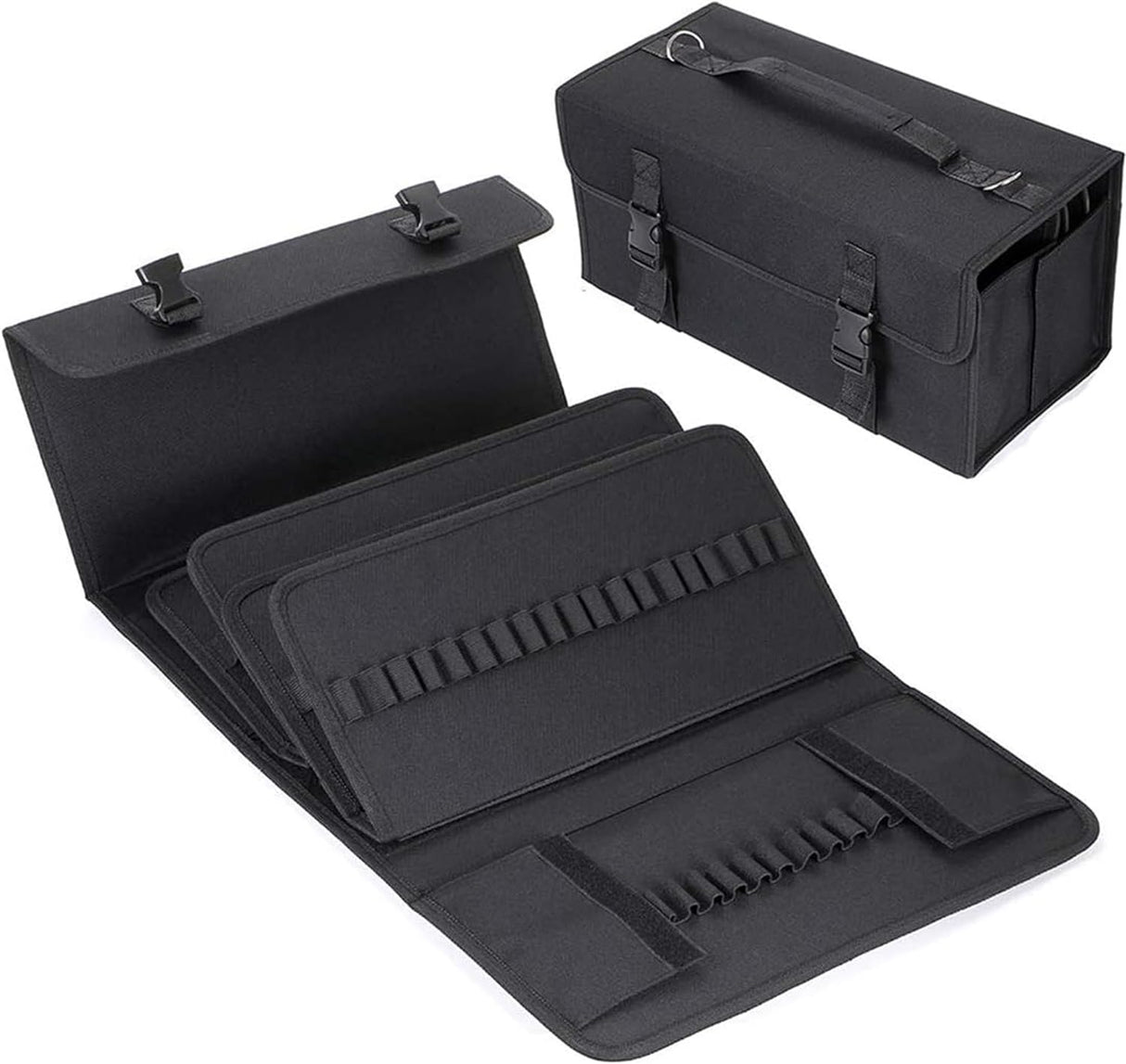 Estuche para Marcadores con 171 Ranuras y Soporte para Bolsa