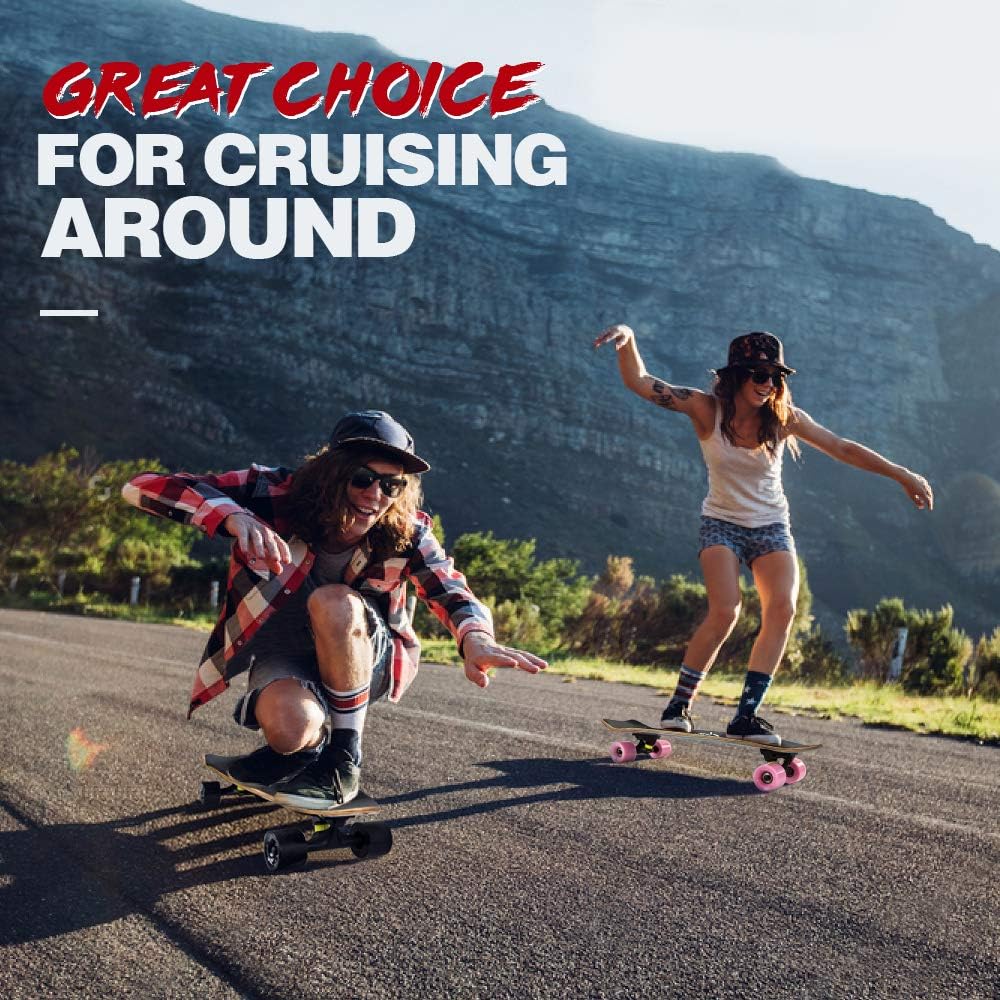 Patineta Completa para Principiantes, 27 x 8 Pulgadas, 7 Capas