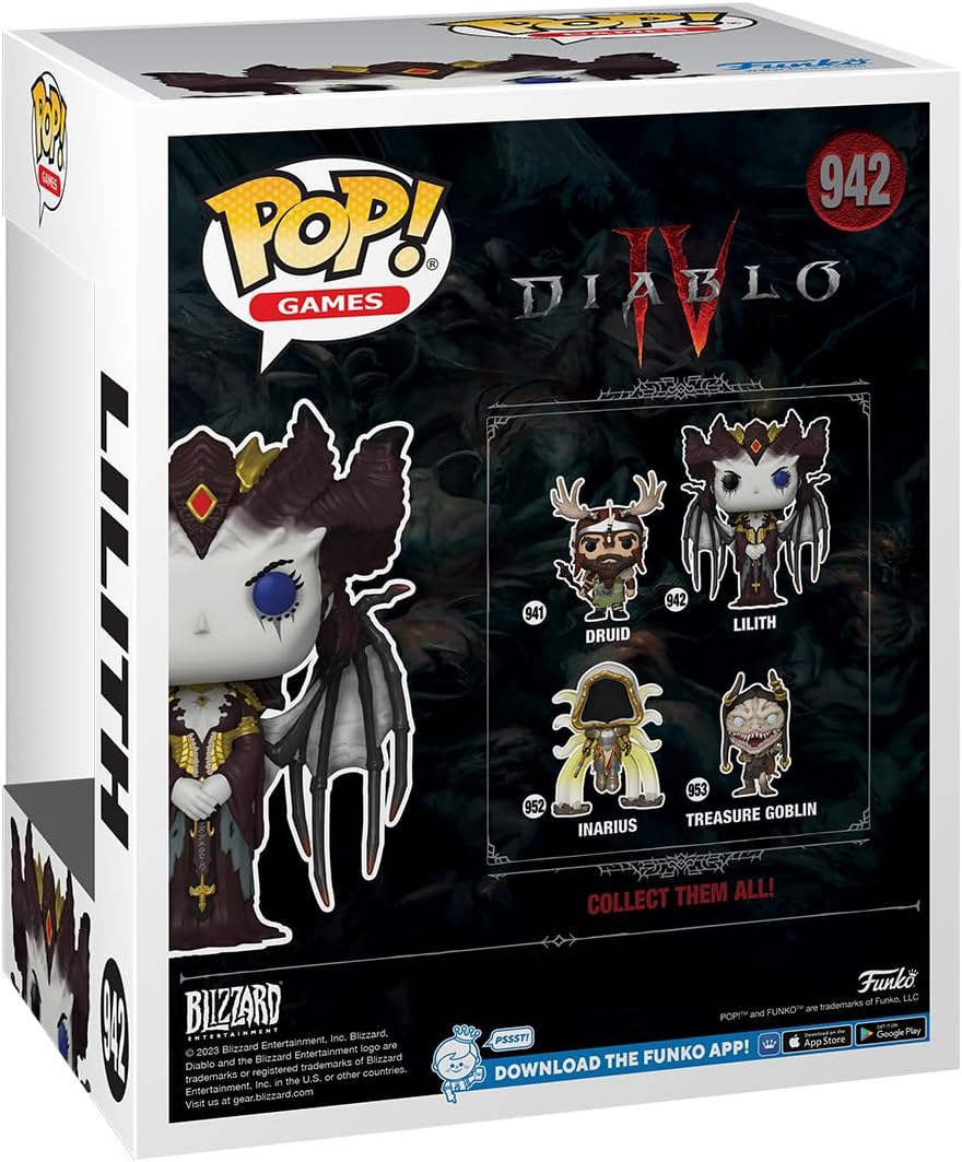 Figurita Funko Pop! Diablo IV - Lilith, Demonio de la Noche