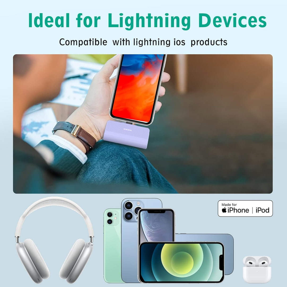 Cargador portátil para teléfono