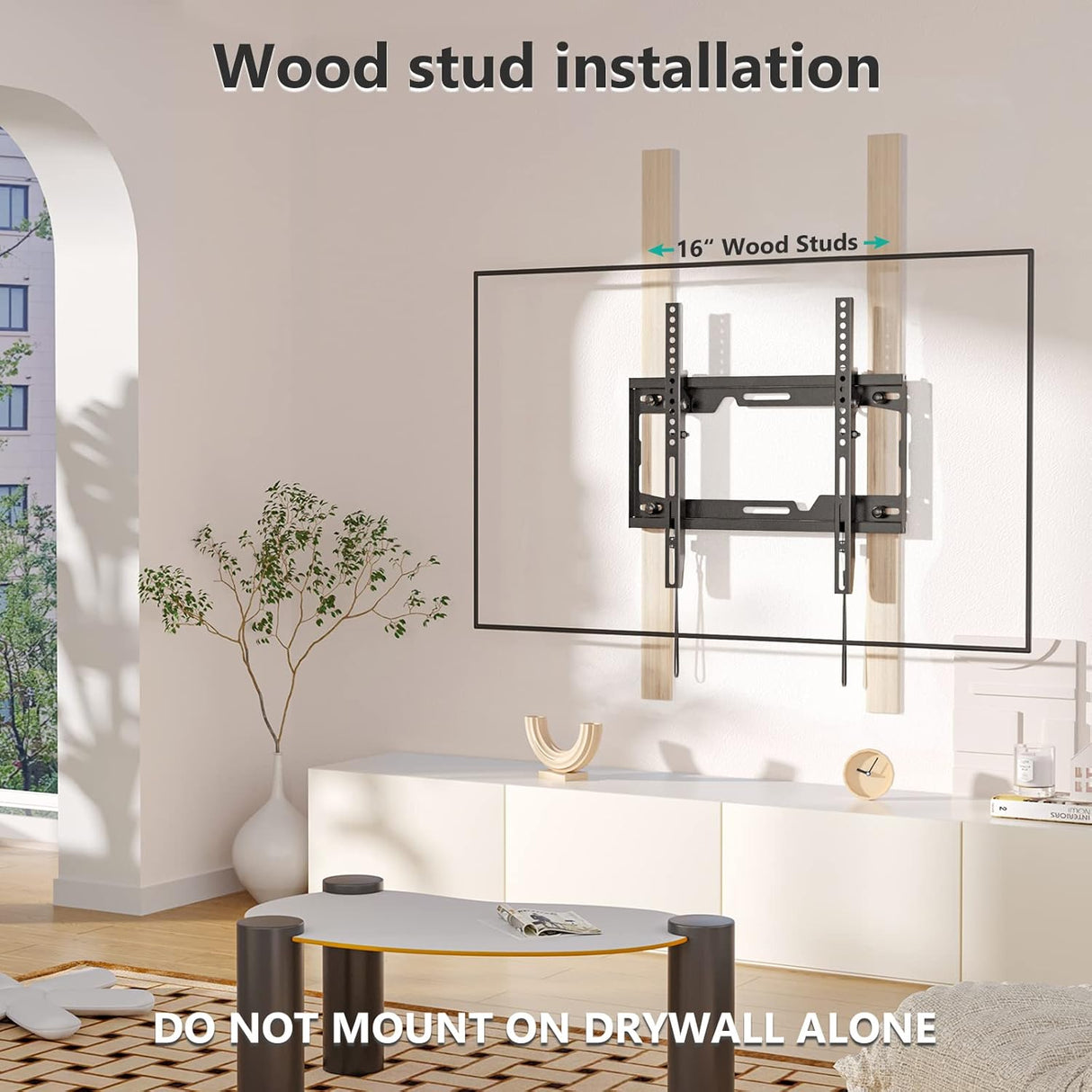 Soporte de pared inclinable parae pantalla plana LED LCD