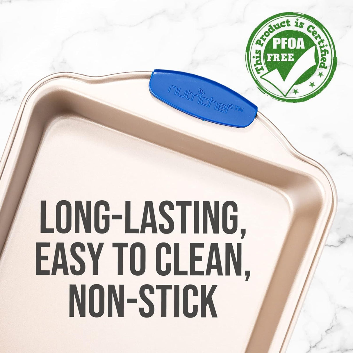 Moldes para Hornear cuadrada NutriChef BKNCSBSG36SQUARE