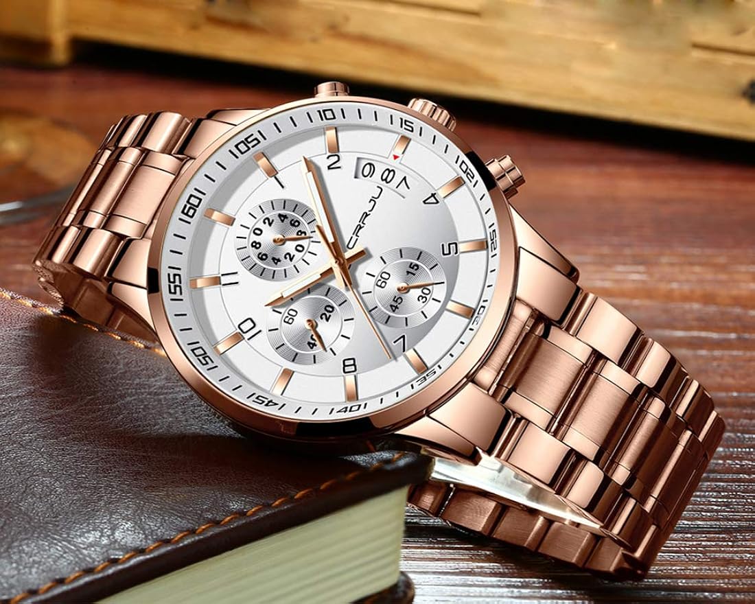 Reloj de acero inoxidable para hombre CJ2214 CRRJU