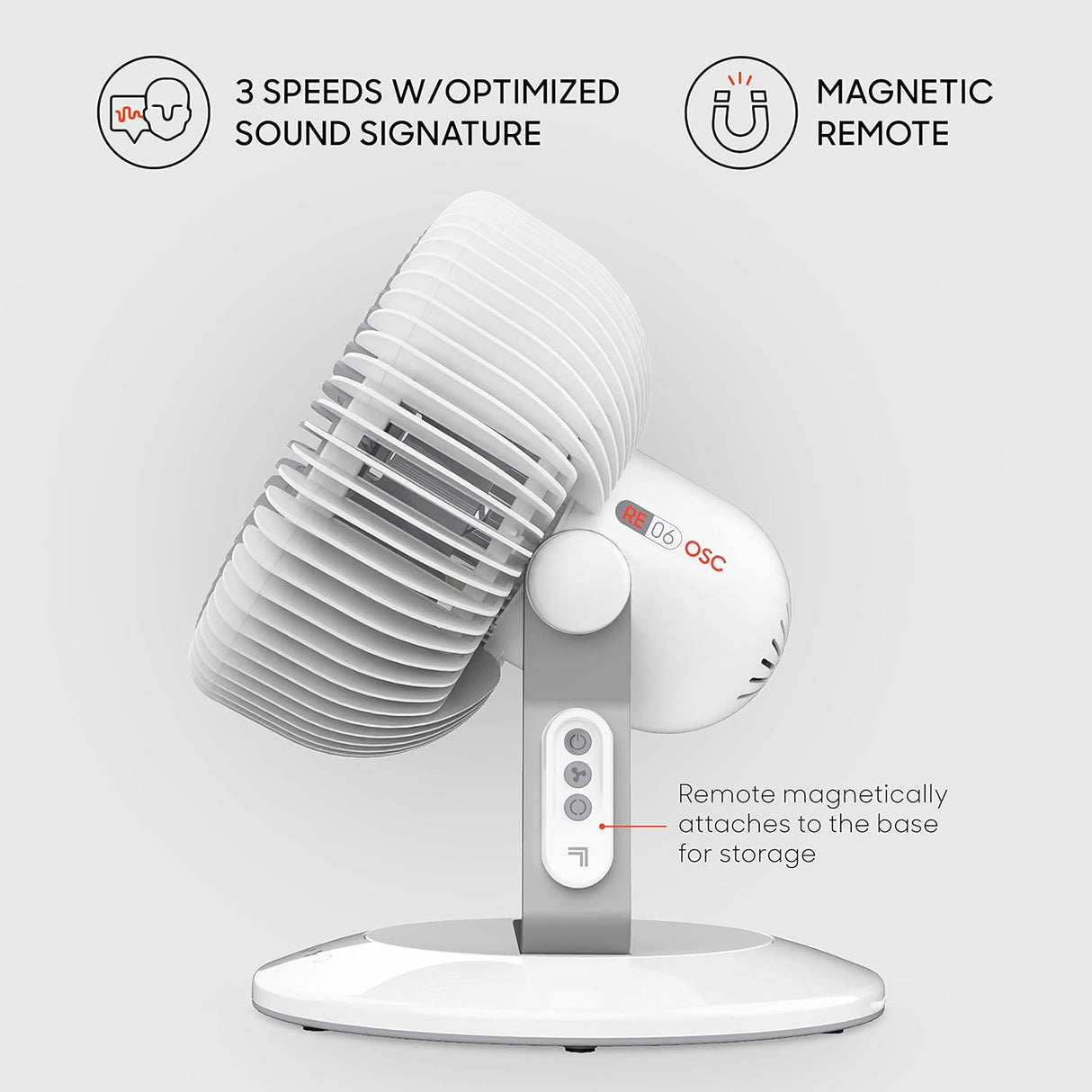 Ventilador Oscilante para Sala - Sharper Image REFRESH 06 OSC