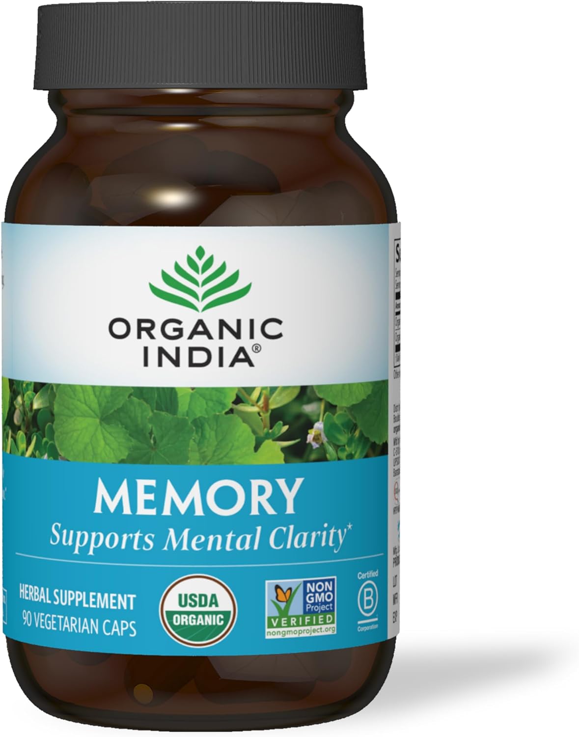 Suplemento de Hierbas para la Memoria: Claro Mental, Vegano