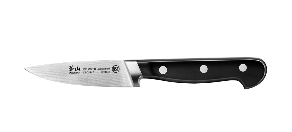 Cuchillo de corte alemán de acero forjado, hoja de 3.5