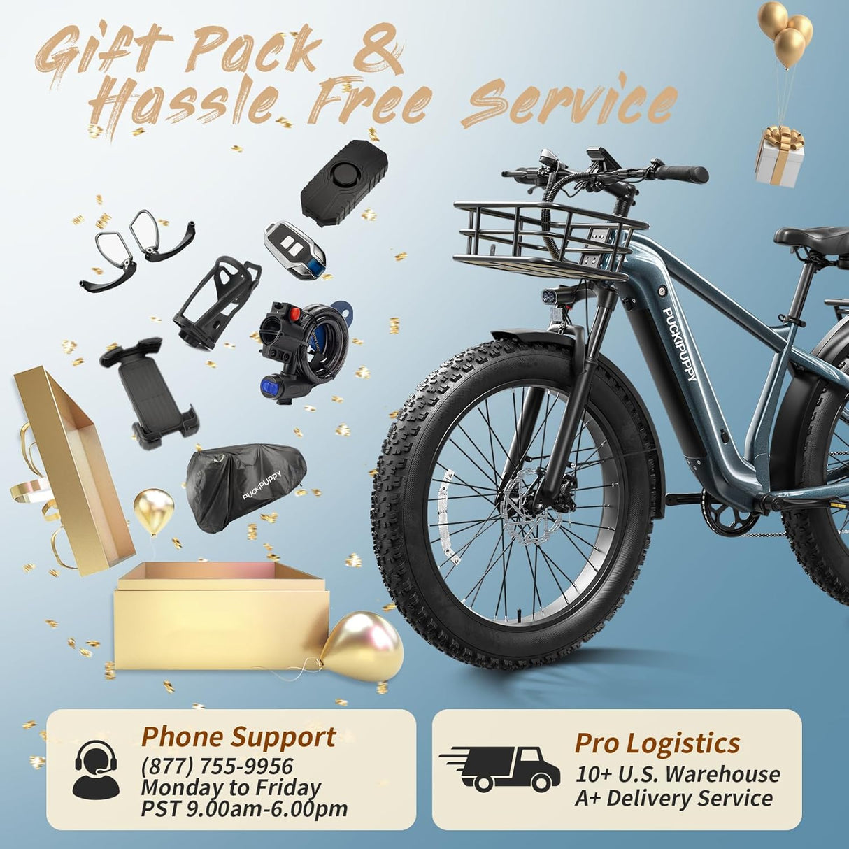 Bicicleta Eléctrica Beagle 960W, 26 Montaña, Batería 48V 15AH