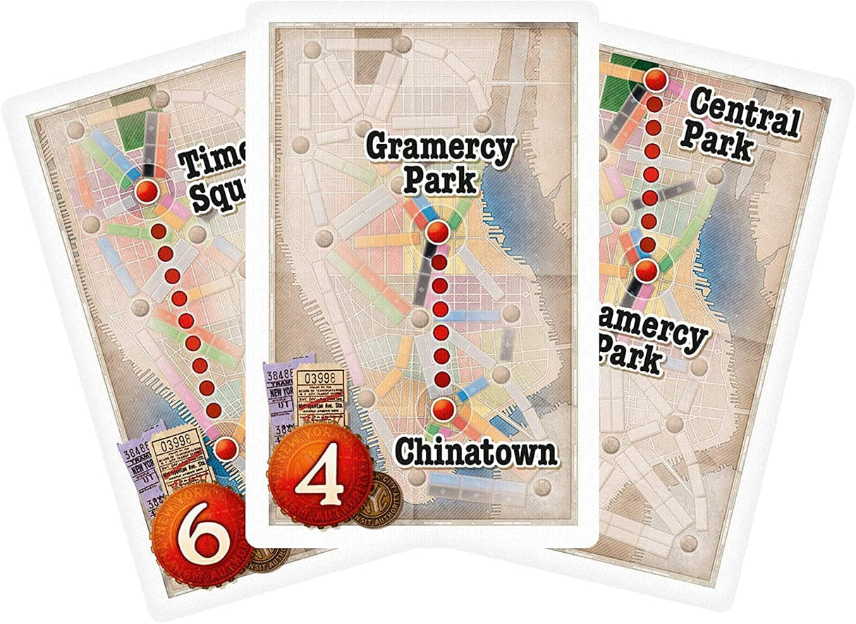 Ticket to Ride Nueva York - Days of Wonder, Juego de Estrategia