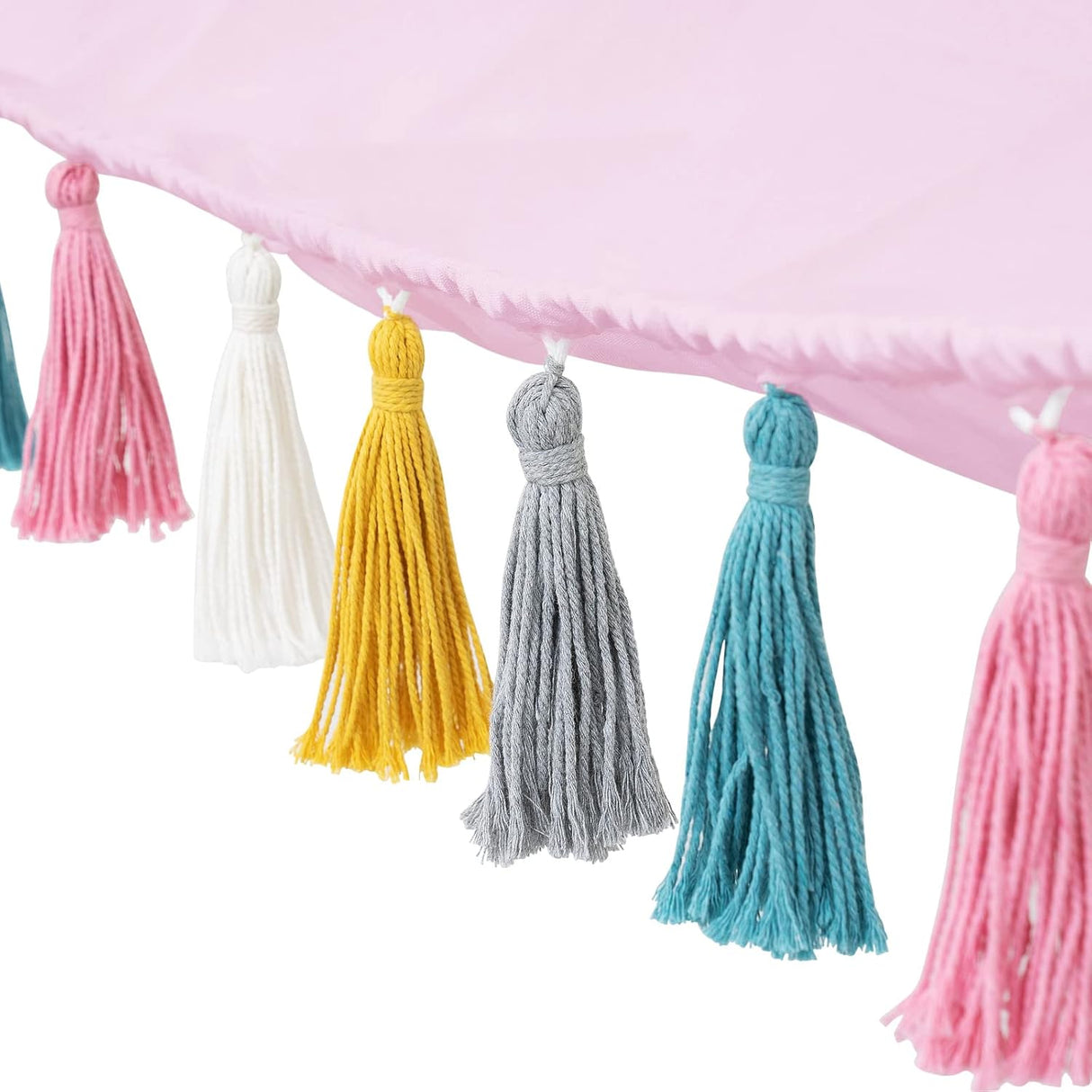 Hamaca para peluches Mkono, organizador de macramé grande